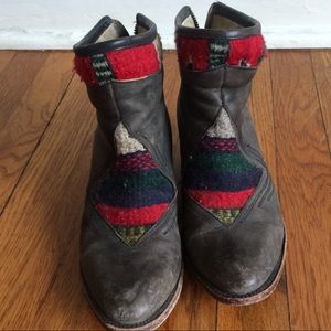 Free People, ankle boots.